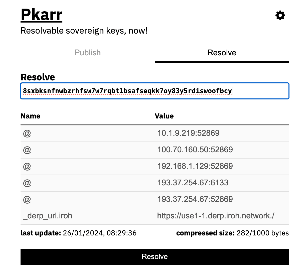 pkarr app